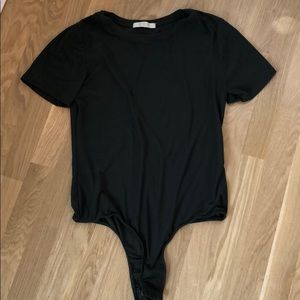 Black Knit Bodysuit